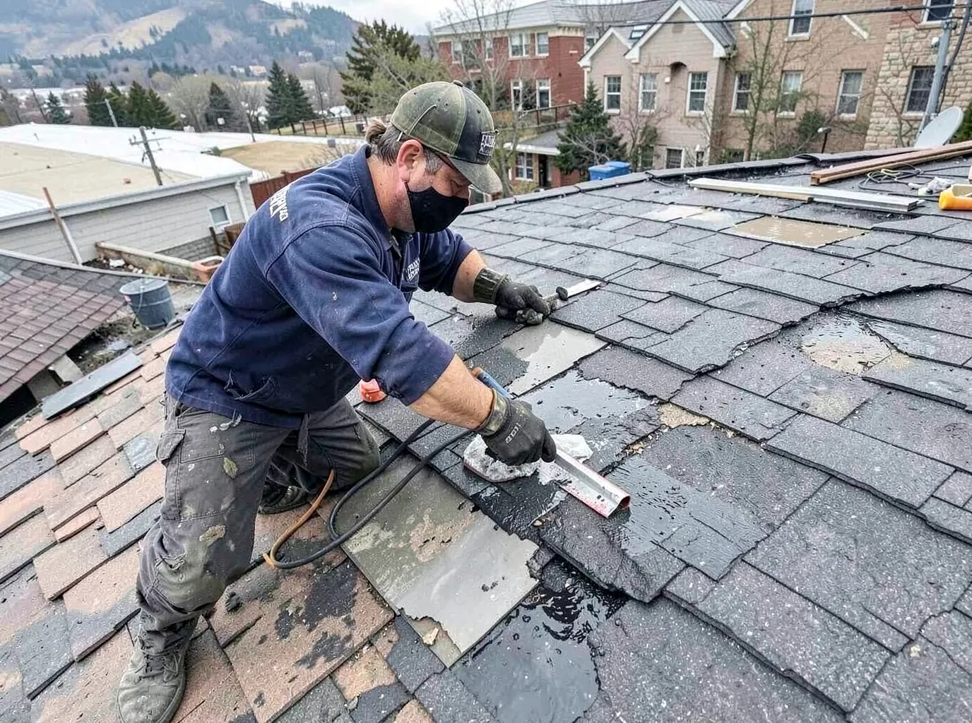 Hail Damage Roof Repair in Westfield
